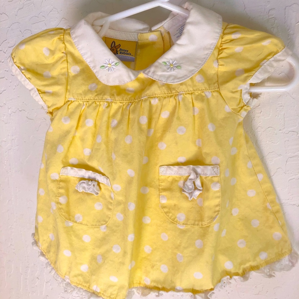 Vintage Peter Rabbit baby girl dress